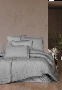 Постільна білизна La Romano Premium Satin Rodel Ash сімейний 2041 фото КОТОНЧИК