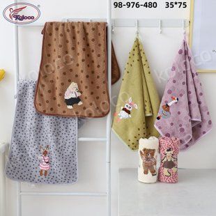Микрофибровые полотенца 6 штук 35х75см Koloco 98-976 2509 фото КОТОНЧИК