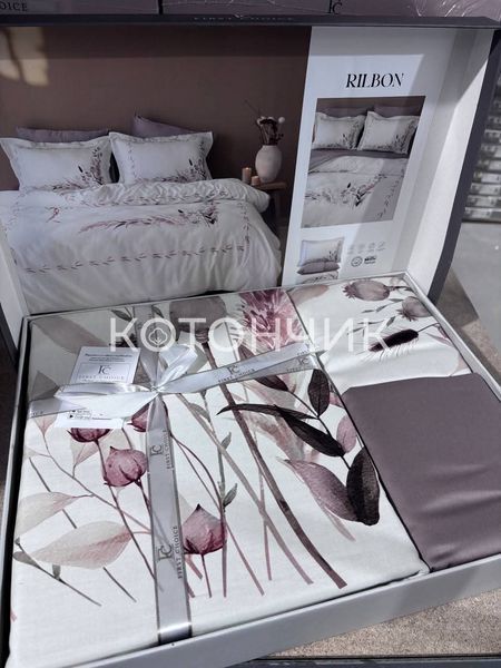 Постільна білизна First Choice 3D Satin 200&times;220 Rilbon 2882 фото КОТОНЧИК