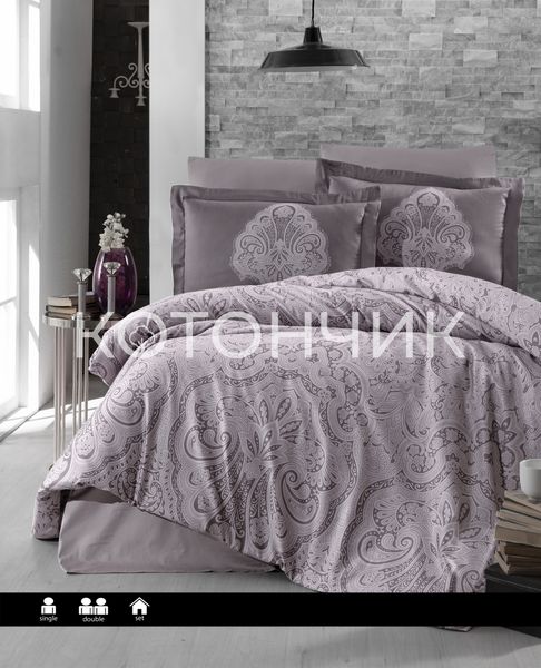 Постельное белье First Choice Cotton Satin Milena Lavender 0371 фото КОТОНЧИК