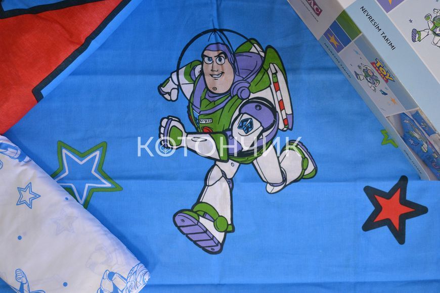 Постільна білизна TAC Disney 160&times;220 см Toy Story Buzz 1508 фото КОТОНЧИК