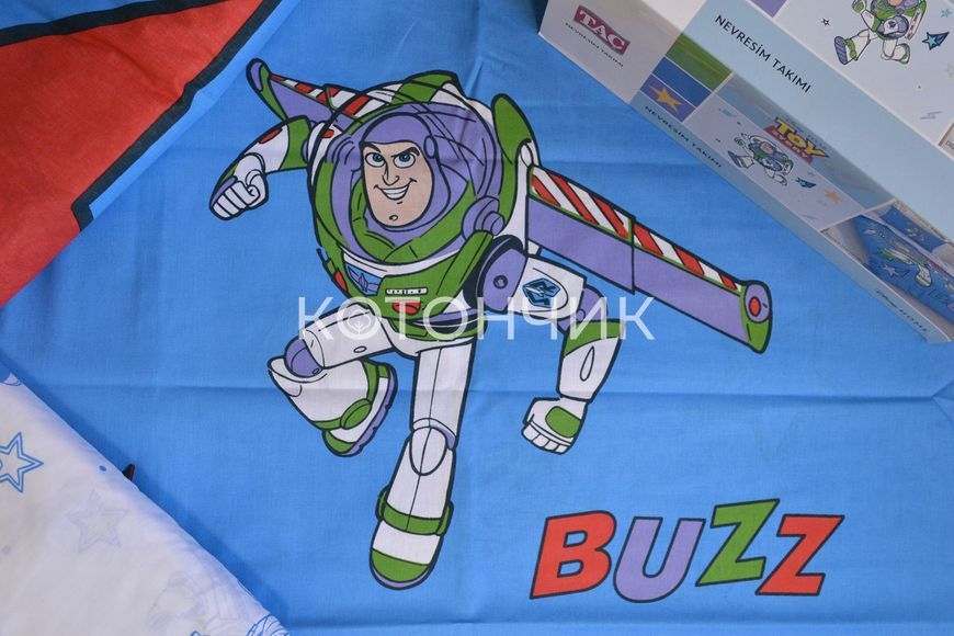 Постільна білизна TAC Disney 160&times;220 см Toy Story Buzz 1508 фото КОТОНЧИК