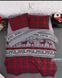 Постільна білизна First Choice Flanel Happiness Red 0128 фото 1