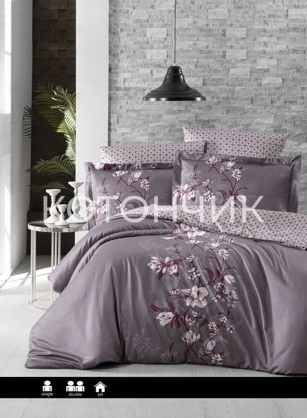 Постельное белье First Choice Cotton Satin Evan Lilac 0323 фото КОТОНЧИК