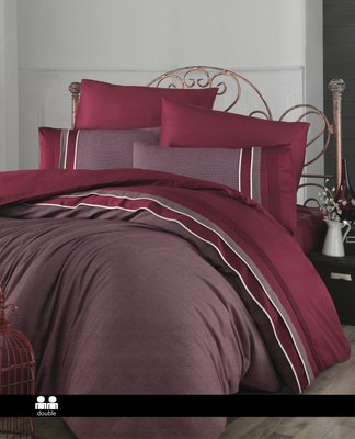 Постільна білизна First Choice VIP Moonlight Imaj Dark Red 0276 фото КОТОНЧИК