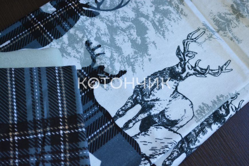 Постільна білизна First Choice Flanel Happiness Green 0130 фото КОТОНЧИК