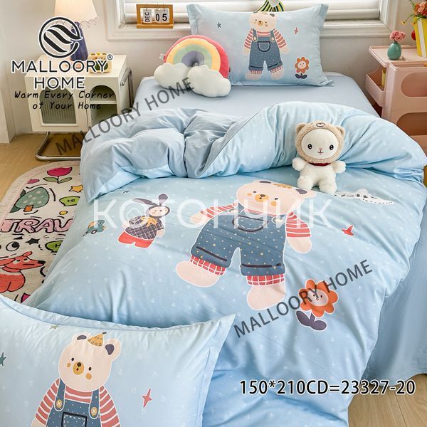 Постільна білизна сатин 5D Malloory Home 23327 3272 фото КОТОНЧИК