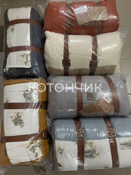 Покрывало-плед с наволочками Тедди евро, Sherwood, Турция 1585 фото КОТОНЧИК