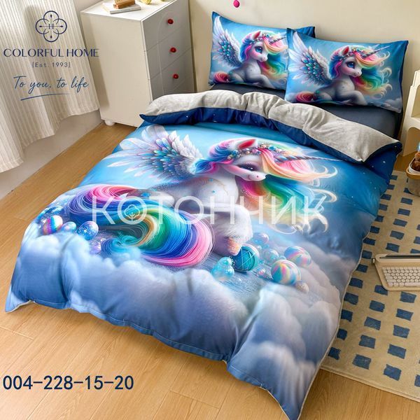 Постільна білизна велюр/фланель 5D Colorful Home 004-228 3274 фото КОТОНЧИК
