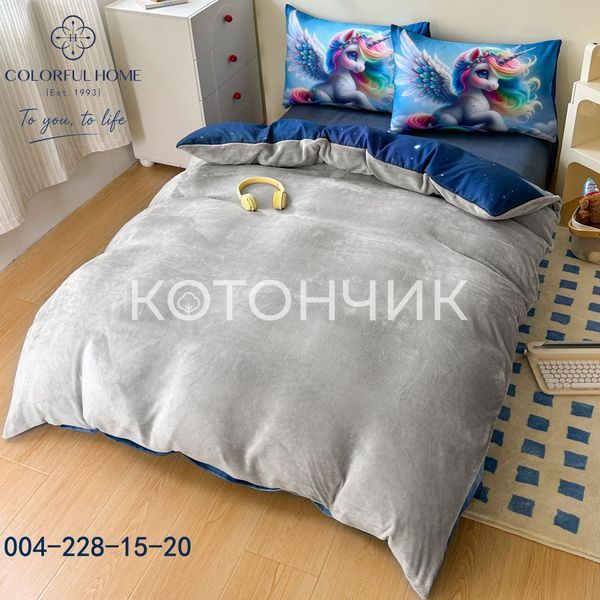 Постільна білизна велюр/фланель 5D Colorful Home 004-228 3274 фото КОТОНЧИК