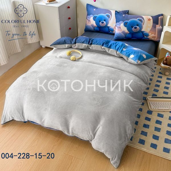 Постільна білизна велюр/фланель 5D Colorful Home 004-228 3274 фото КОТОНЧИК