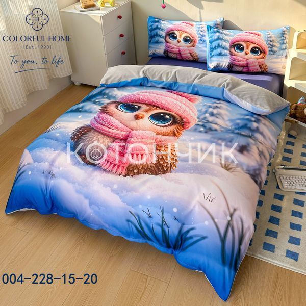 Постільна білизна велюр/фланель 5D Colorful Home 004-228 3274 фото КОТОНЧИК