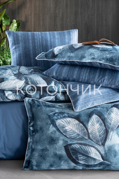 Постільна білизна La Romano Premium Satin Rican Blue 0282 фото КОТОНЧИК