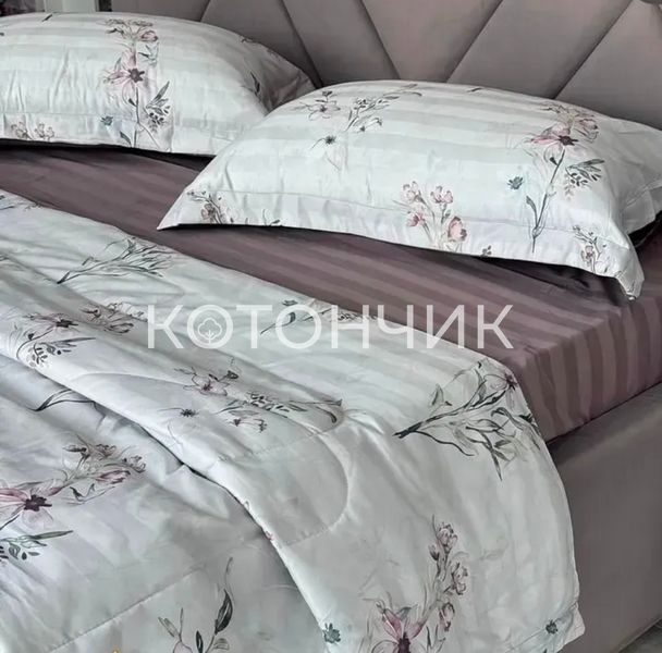 Постільна білизна Laura Grand 4 сезона з двома ковдрами євро H-8 3179 фото КОТОНЧИК