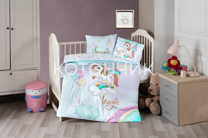 Постільна білизна для немовлят First Choice Baby Digital Bamboo, 100x150см Magic 0233 фото КОТОНЧИК