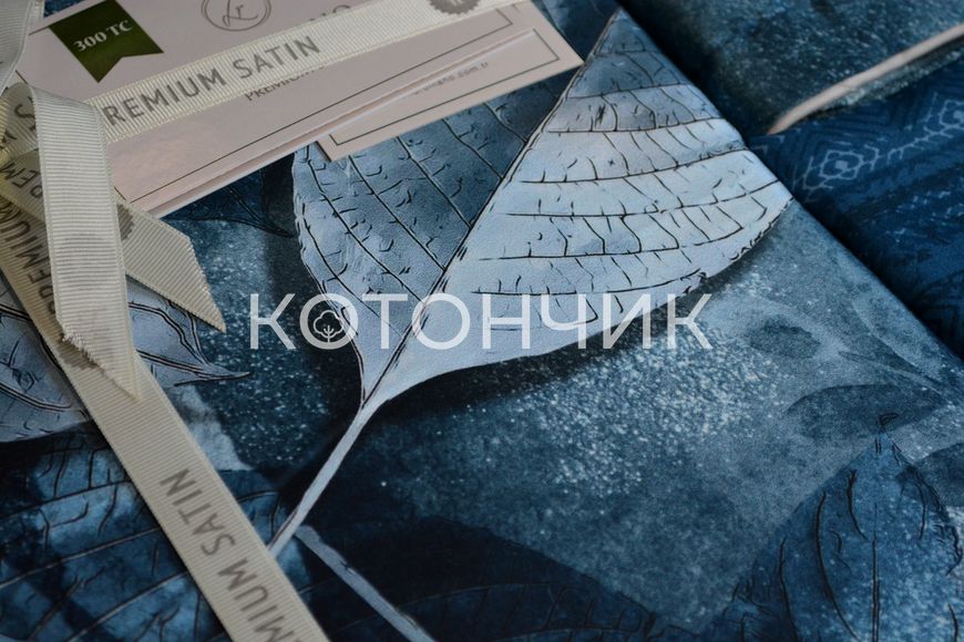 Постільна білизна La Romano Premium Satin Rican Blue 0282 фото КОТОНЧИК