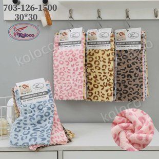 Серветки мікрофібра 30х30см 30штук Colorful Home 703-126 2767 фото КОТОНЧИК