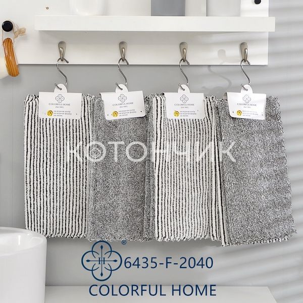 Серветки мікрофібра 25х25см 30штук Colorful Home 6435 2716 фото КОТОНЧИК