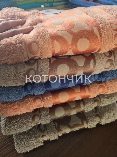 Банні рушники 6 штук махра 70х140см розпродаж 2850 фото КОТОНЧИК