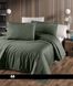 Постельное белье First Choice Deluxe Satin Dark Series Timeless Dark Green 0097 фото 1