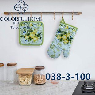 4штуки кухонних рукавичок з прихваткою 038-3 2789 фото КОТОНЧИК
