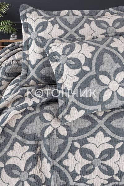 Муслиновое покрывало с наволочками 240x260см First Choice 2918 фото КОТОНЧИК