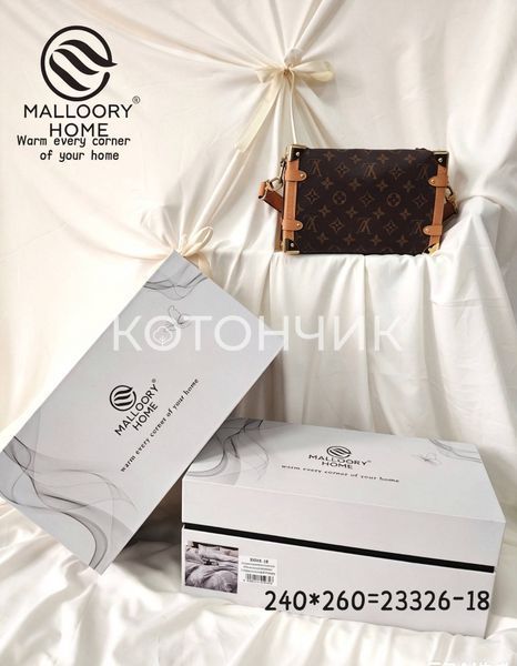 Постельное белье з простиней на резинке Мрамор Mallorry Home Євро 23326 3234 фото КОТОНЧИК