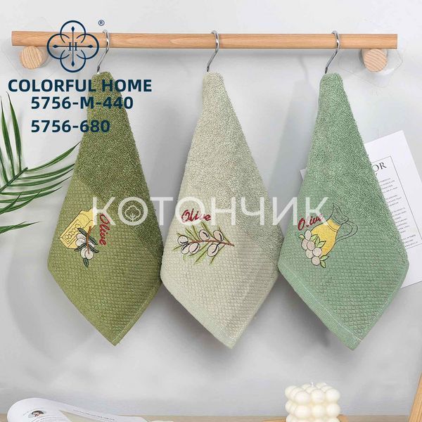 Полотенца для кухни, махра 5756, 20 штук, 25х50 см 0761 фото КОТОНЧИК