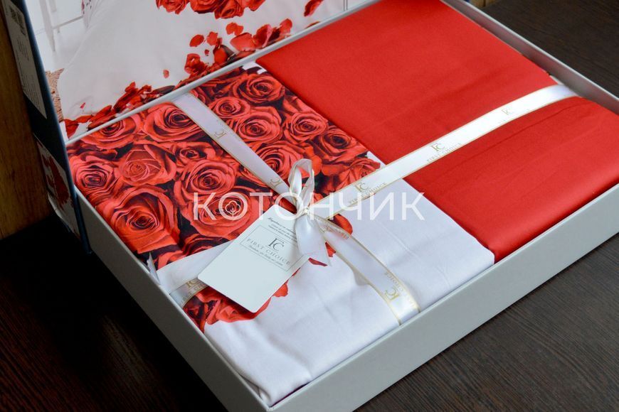 Постільна білизна First Choice 3D Satin 200&times;220 Valentine 0314 фото КОТОНЧИК