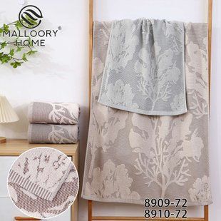 Набір рушників 6 штук махра/жакард, 70х140см, Malloory Home 8910 1596 фото КОТОНЧИК