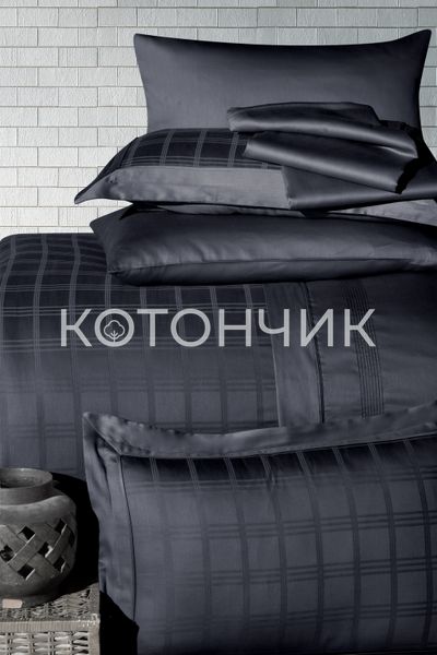 Постельное белье First Choice Deluxe Satin Dark Series Royce Eclipse 0101 фото КОТОНЧИК