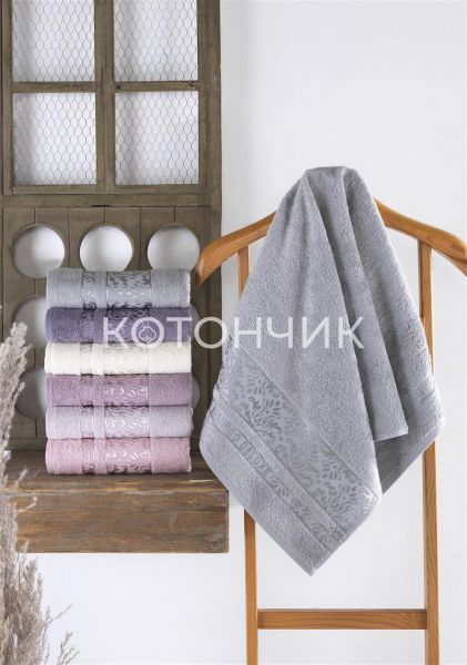 Набір бамбукових рушників Cestepe Bamboo Damask, 70х140см, 6 штук 1132 фото КОТОНЧИК