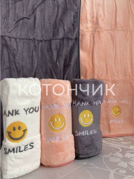 Набір рушників Smile 5267 мікрофібра 50х90см, 3 штуки 1531 фото КОТОНЧИК