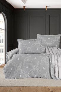 Муслиновое покрывало с наволочками 240x260см First Choice 2923 фото КОТОНЧИК
