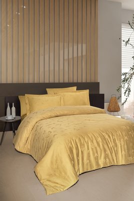 Постільна білизна First Choice Satin Jacquard Corina Ocher 0248 фото КОТОНЧИК