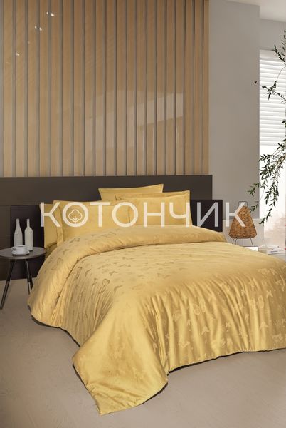 Постельное белье First Choice Satin Jacquard Corina Ocher 0248 фото КОТОНЧИК