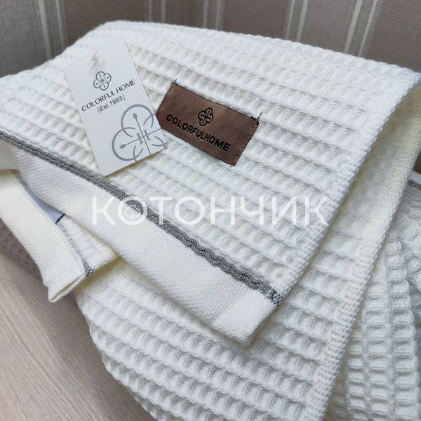 Вафельні рушники 12 штук 35х75 см Colorful Home 503-103 2800 фото КОТОНЧИК