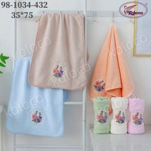 Полотенца микрофибровые 6 штук 35х75см 98-1034 2664 фото КОТОНЧИК