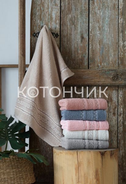 Набір рушників Cestepe Vip Cotton Filiz (6 штук) 0009 фото КОТОНЧИК