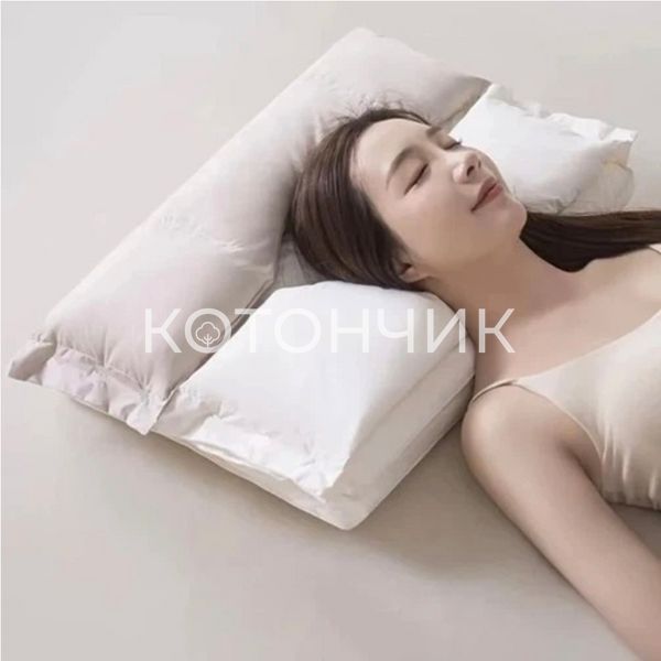 Подушка ортопедична на дві зони Colorful Home 50х70 см  3244 фото КОТОНЧИК