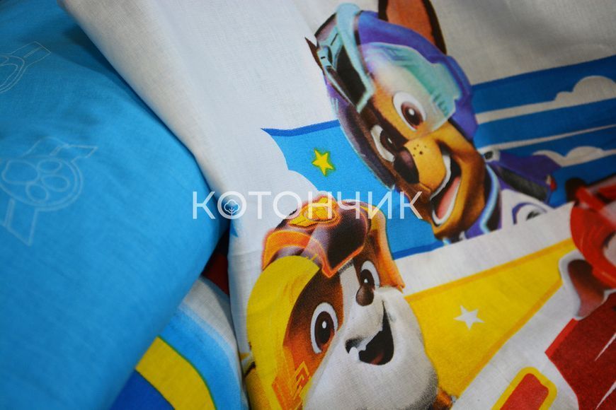 Постільна білизна TAC Disney 160&times;220 см Paw Patrol Jet 1501 фото КОТОНЧИК