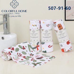 20 шт набір кухонних серветок з мікрофібри 25*25 см Colorful Home 507-91 3126 фото КОТОНЧИК