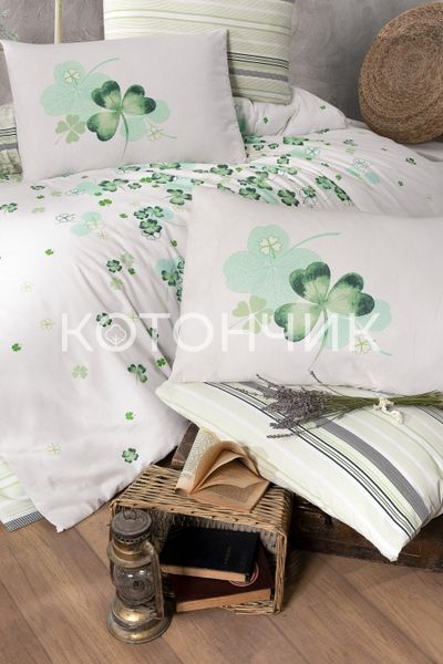 Постельное белье First Choice Ranforce Chance Green 0153 фото КОТОНЧИК