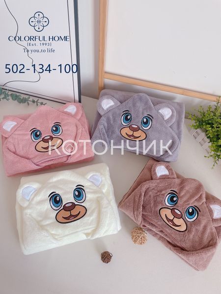 4 штуки микрофибровых полотенец с уголком 90х90см Colorful Home 502-134 2805 фото КОТОНЧИК