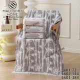 Муслиновые полотенца с бахрамой 8 штук 70х140см Malloory Home 5601 2869 фото КОТОНЧИК