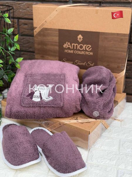 Набір в сауну жіночий Амур, Туреччина 2539 фото КОТОНЧИК