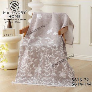 Муслінові рушники з бахрамою 8 штук 70х140см Malloory Home 5613 2871 фото КОТОНЧИК
