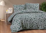 Постільна білизна фланель Cotton Colection Gomet Green, 200x220 0558 фото КОТОНЧИК