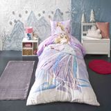 Постельное белье TAC Disney 160×220 см Frozen Breezy 1378 фото КОТОНЧИК