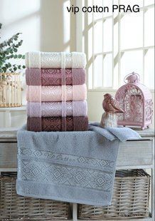 Набір рушників Cestepe Vip Cotton Prag, 50x90 см, 6 штук 1193 фото КОТОНЧИК